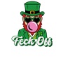 Epic Feck Off Leprechaun St. Patrick's Day Long Sleeve Cotton Graphic T-Shirts
