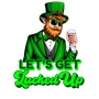 Epic Ladies Let's Get Lucked Up St. Patricks Day V-Neck Graphic T-Shirts