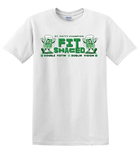 Epic Adult/Youth Fit Shaced Dublin Vision St. Patty's Day Cotton Graphic T-Shirts. Free shipping.  Some exclusions apply.