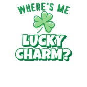 Epic Adult/Youth Where's Me Lucky Charm Shamrock Clover Cotton Graphic T-Shirts