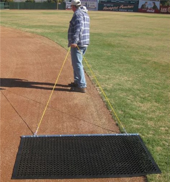 Athletic Specialties 5'W x 3'L Eraser Mat Drag W/Tow Rope ER5 ...