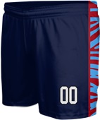 All-Sport Sublimated 6" Game Short - Custom "Wild" Cool Performance Game Gear