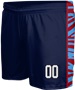 All-Sport Sublimated 6" Game Short - Custom "Wild" Cool Performance Game Gear