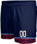 All-Sport Sublimated 6" Game Short - Custom "Animal" Cool Performance Game Gear