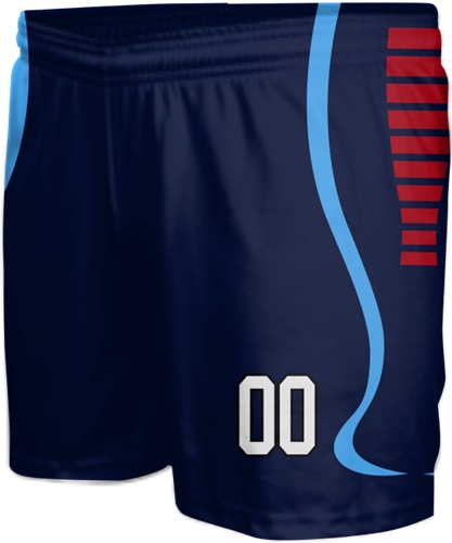 All-Sport Sublimated 6" Game Short - Custom "Cobra" Cool Performance Game Gear