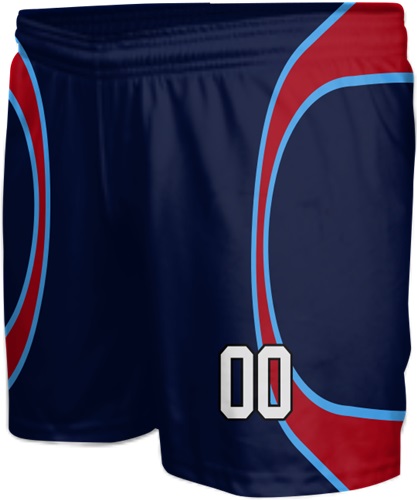 All-Sport Sublimated 6" Game Short - Custom "Swoop" Cool Performance Game Gear