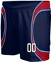 All-Sport Sublimated 6" Game Short - Custom "Swoop" Cool Performance Game Gear