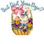 Epic Adult/Youth But Did You Dye? Easter Egg Bunny Basket Cotton Graphic T-Shirts