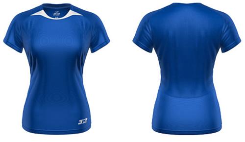 3n2 Women's Practice Training Shirt Royal. Printing is available for this item.