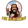 Epic Adult/Youth He Is Rizzin' Jesus Christ Funny Easter Cotton Graphic T-Shirts