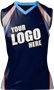 Womens/Girls Sublimated Basketball Jersey - Custom "Prism" Cool Performance Tank