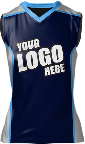 Womens/Girls Sublimated Basketball Jersey - Custom "Pump" Cool Performance Tank