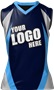Womens/Girls Sublimated Basketball Jersey - Custom "Wavepoint" Cool Performance Tank