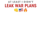 Epic Ladies At Least I Didn't Leak War Plans Chat V-Neck Graphic T-Shirts