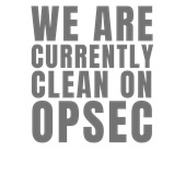 Epic Ladies We Are Currently Clean On OPSEC Chat V-Neck Graphic T-Shirts
