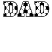 Epic Ladies DAD Soccer Font Sports Fan V-Neck Graphic T-Shirts