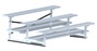 3 Row 7.5' Bleacher Preferred Double Foot Plank All Aluminum BLDP-375AL
