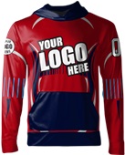 Sublimated Fleece-Lined Hoodie - "Alien" Custom Team Gear Sublimated Fleece-Lined Hoodie - "Alien" Custom Team Gear