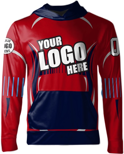 Sublimated Fleece-Lined Hoodie - "Alien" Custom Team Gear