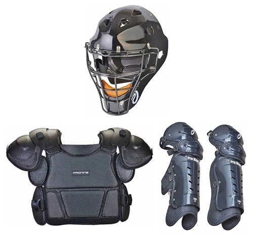 Pro Nine 3-Piece Umpire Protective Gear Set With Hockey Style Mask. Free shipping.  Some exclusions apply.