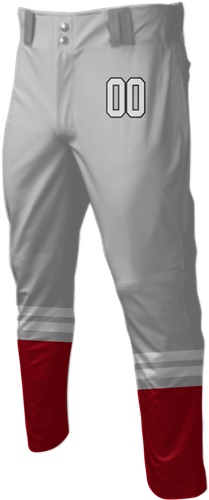 Sublimated Open Bottom Baseball Pant - Stitched