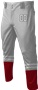 Sublimated Open Bottom Baseball Pant - Stitched