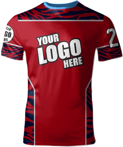 Custom All Sport Jersey - Sublimated "Animal" Cool Performance Unisex Crew Tee