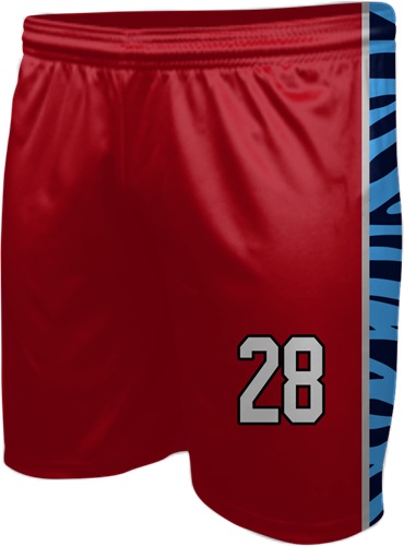 All-Sport Sublimated 7" Game Short - Custom "Wild" Cool Performance Game Gear