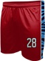 All-Sport Sublimated 7" Game Short - Custom "Wild" Cool Performance Game Gear