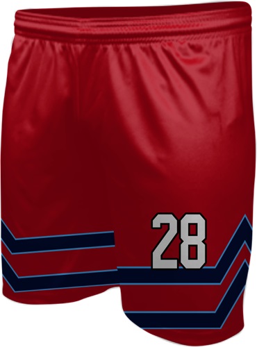All-Sport Sublimated 7" Game Short - Custom "Peaks" Cool Performance Game Gear