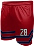 All-Sport Sublimated 7" Game Short - Custom "Peaks" Cool Performance Game Gear