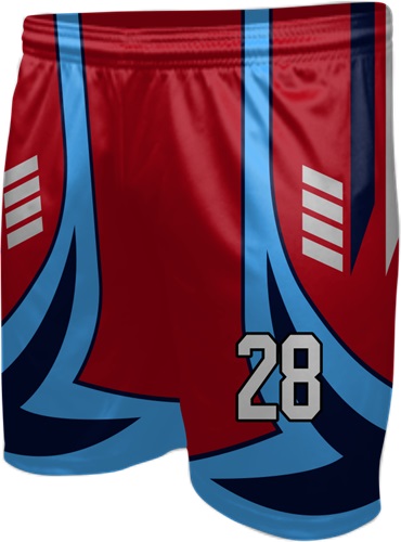All-Sport Sublimated 7" Game Short - Custom "Striker" Cool Performance Game Gear