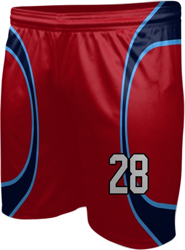 All-Sport Sublimated 7" Game Short - Custom "Swoop" Cool Performance Game Gear