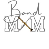 Epic Ladies Band MOM Clarinet Flute Music Symphony V-Neck Graphic T-Shirts