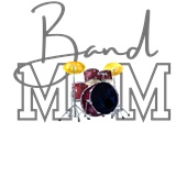 Epic Ladies Band MOM Drums Red Music Symphony Club V-Neck Graphic T-Shirts