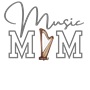 Epic Ladies Music MOM Harp Band Symphony Club V-Neck Graphic T-Shirts