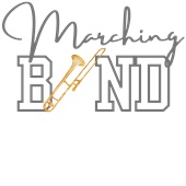 Epic Ladies Marching Band Trombone Brass Horn V-Neck Graphic T-Shirts