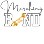 Epic Ladies Marching Band Trumpet Brass Horn V-Neck Graphic T-Shirts