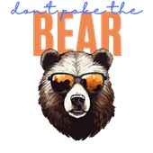 Epic Ladies Don't Poke The Bear V-Neck Graphic T-Shirts