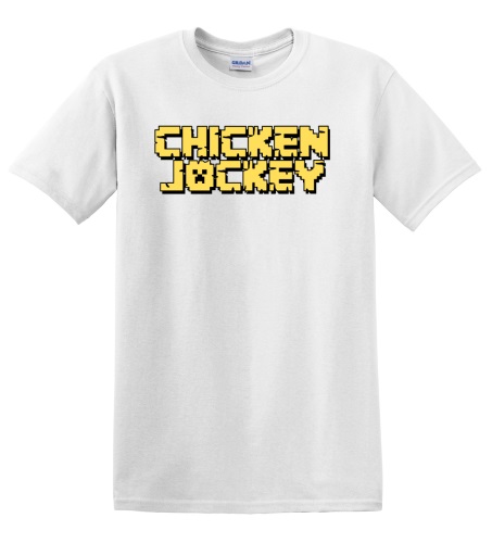 Epic Adult/Youth Chicken Jockey Funny Zombie Game Movie Cotton Graphic T-Shirts. Free shipping.  Some exclusions apply.