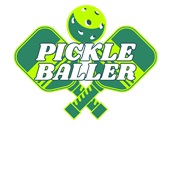 Epic Ladies Pickle Baller Pickleball Paddles Ball V-Neck Graphic T-Shirts