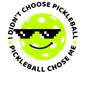 Epic Ladies I Didn't Choose Pickleball Chose Me Thug V-Neck Graphic T-Shirts