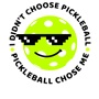 Epic Ladies I Didn't Choose Pickleball Chose Me Thug V-Neck Graphic T-Shirts