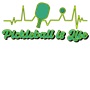 Epic Adult/Youth Pickleball is Life Paddle Ball Game Cotton Graphic T-Shirts