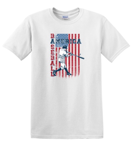 Epic Adult/Youth America Baseball Classic Vintage Cotton Graphic T-Shirts. Free shipping.  Some exclusions apply.