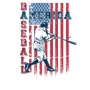 Epic America Baseball Classic Vintage Long Sleeve Cotton Graphic T-Shirts