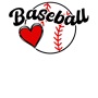 Epic Adult/Youth Baseball Love Heart Cotton Graphic T-Shirts