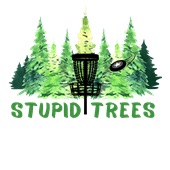 Epic Ladies Supid Trees Disc Golf Frisbee V-Neck Graphic T-Shirts