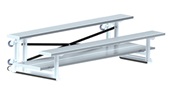 7.5 FT (2 Row Double Foot Plank Tip & Roll) Bleacher