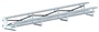 2 Row 21 FT Bleacher Preferred Double Foot Plank Tip & Roll BLDP-221TRG